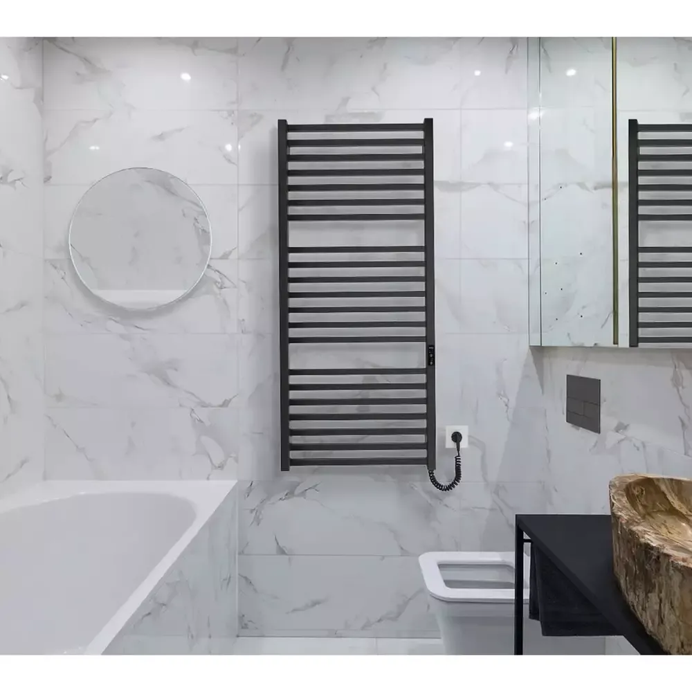 Електрична рушникосушка Hygge Family London 1170х530х80мм, чорний матовий (6.1.0104.06.BM) Фото - 6